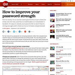 How to improve your password strength