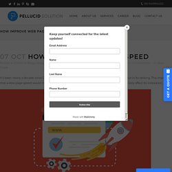 Improve Web Page Speed