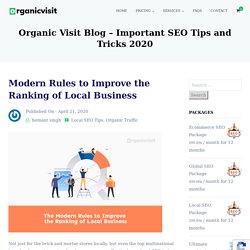 Modern Rules to Improve the Ranking of Local Business