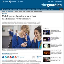 Mobile phone bans improve school exam results, research shows