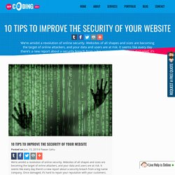 10 Tips to Improve the Security of your Website - WPCodingDev