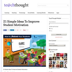 21 Simple Ideas To Improve Student Motivation