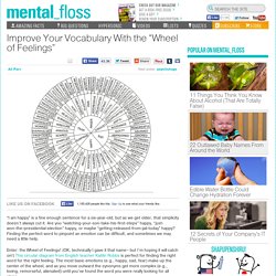 Improve Your Vocabulary With the “Wheel of Feelings”