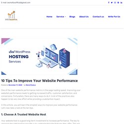 10 Tips To Improve Your Website Performance