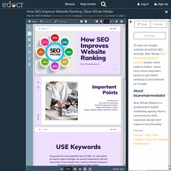 How SEO Improve Website Ranking