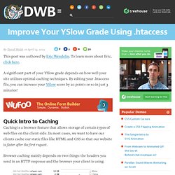 Improve Your YSlow Grade Using .htaccess