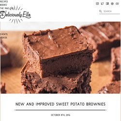 New and Improved Sweet Potato Brownies