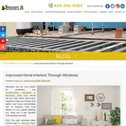 Improved Home Interiors Through Windows