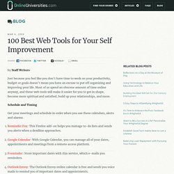 100 Best Web Tools for Your Self Improvement