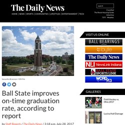Ball State improves on-time graduation rate, according to report