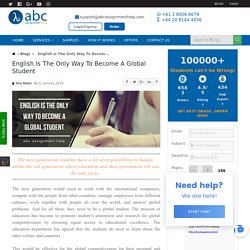Improving Gobal Competitieveness Of Students By Focusing On English Language
