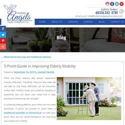 5-Point Guide in Improving Elderly Mobility
