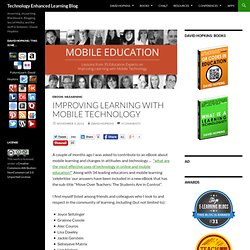 Improving Learning with Mobile Technology