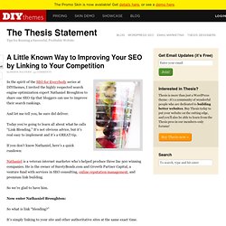 A Little Known Way to Improving Your SEO by Linking to Your Competition