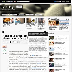 Hack Your Brain: Improving Memory with Dirty Pictures « How-To News