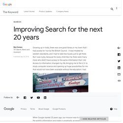 Improving Search for the next 20 years