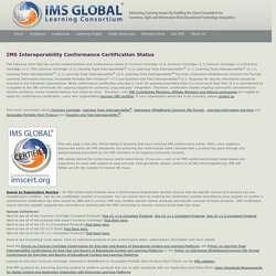 CC/LTI Conformance Directory