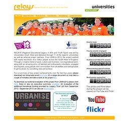RELAYS - Regional Educational Legacy in Arts and Youth Sport