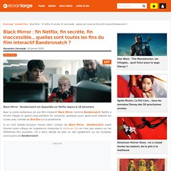 Black Mirror : fin Netflix, fin secrète, fin inaccessible... quelles sont toutes les fins du film interactif Bandersnatch ? - Dossier Film