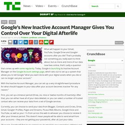 Google’s New Inactive Account Manager Gives You Control Over Your Digital Afterlife