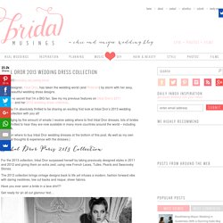 Inbal Dror 2013 Wedding Dress Collection
