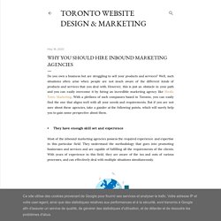 Why You Should Hire Inbound Marketing Agencies