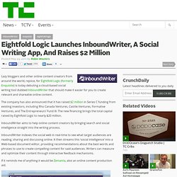 Eightfold Logic Launches InboundWriter, A Social Writing App, And Raises $2 Million