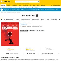 Incendies - film 2010