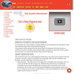 Solar Incentives Massachusetts, MA Solar Rebates