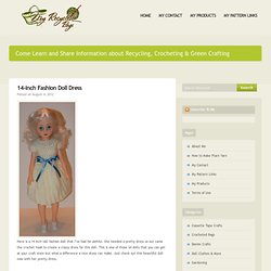 14-Inch Fashion Doll Dress