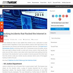 Hacking Incidents that Obliterated the Internet in 2016