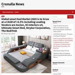 Global smart bed Market 2020 Is to Grow at a CAGR of +4.5% Including Leading Vendors are Ascion, Hi-Interiors srl, Ultimate Smart Bed, Stryker Corporation, The BodiTrak – Cronulla News