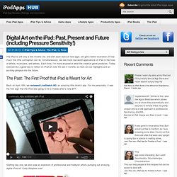 Digital Art on the iPad: Past, Present and Future (including Pressure Sensitivity!) – iPad Apps HUB
