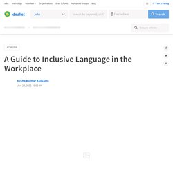 A Guide to Inclusive Language in the Workplace