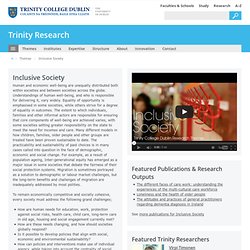 Inclusive Society - Trinity Research