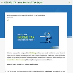 How to check Income Tax Refund Status online?