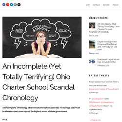 An Incomplete (Yet Totally Terrifying) Ohio Charter School Scandal Chronology