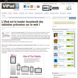 L'Pad est le leader incontesté des tablettes présentes sur le web ! - iPad, iPad Mini, iPad 2 en France avec VIPad.fr, le blog iPad