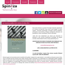 Les incontournables de la science du bien-être - Fabrique SpinozaFabrique Spinoza