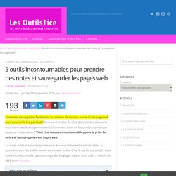 3 outils incontournables pour sauvegarder des pages web