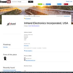 InHand Electronics Incorporated - Provider of handheld electronics design in USA