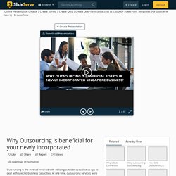 Why Outsourcing is beneficial for your newly incorporated PowerPoint Presentation - ID:10995070