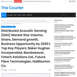 Top Key Players: Baker Hughes Incorporated, Bandweaver, Fotech Solutions Ltd., Future Fibre Technologies, Halliburton Co. – The Courier