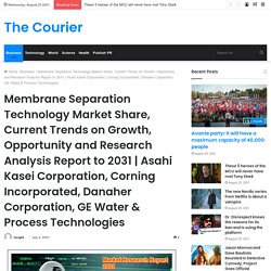 Membrane Separation Technology Market Share, Current Trends on Growth, Opportunity and Research Analysis Report to 2031