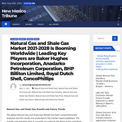 Leading Key Players are Baker Hughes Incorporation, Anadarko Petroleum Corporation, BHP Billiton Limited, Royal Dutch Shell, ConcoPhillips – New Mexico Tribune