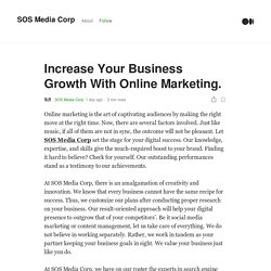 Increase Your Business Growth With Online Marketing.