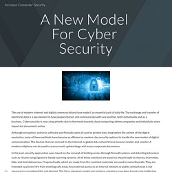 Increase Computer Security
