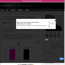 10 Words That Will Increase (or Decrease) Your Twitter