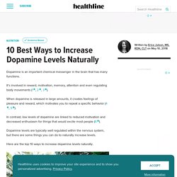 10 Best Ways to Increase Dopamine Levels Naturally