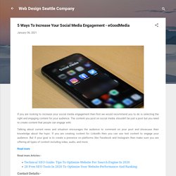 5 Ways To Increase Your Social Media Engagement - eGoodMedia